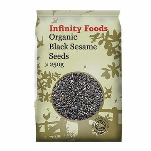 Infinity Foods Organic Black Sesame Seeds 250g