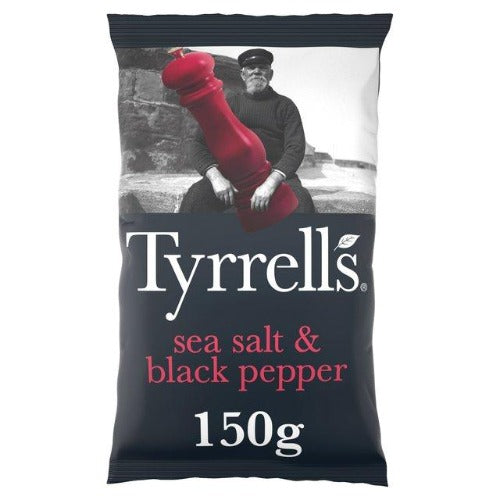 Tyrrells Sea Salt & Black Pepper 150g